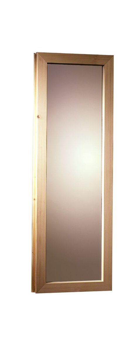 Karibu Saunahaus Eldor - 276x276 cm, 38 mm Massivholz, naturbelassen|ohne Ofen