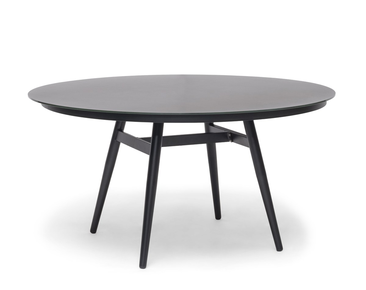 Oxhult Alu-Gartentisch rund Ø145 cm mit Keramikplatte