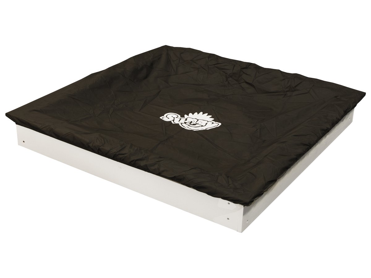 Sandkasten Sandy 127x127 cm grau/weiß