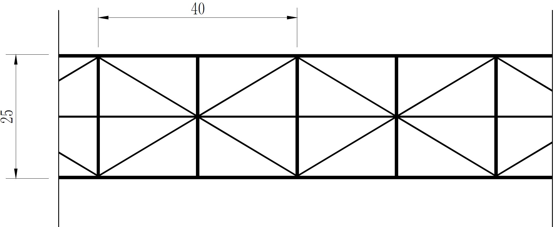Stegplatte THERMO X-Struktur 980x2000 mm Polycarbonat glasklar, 25 mm