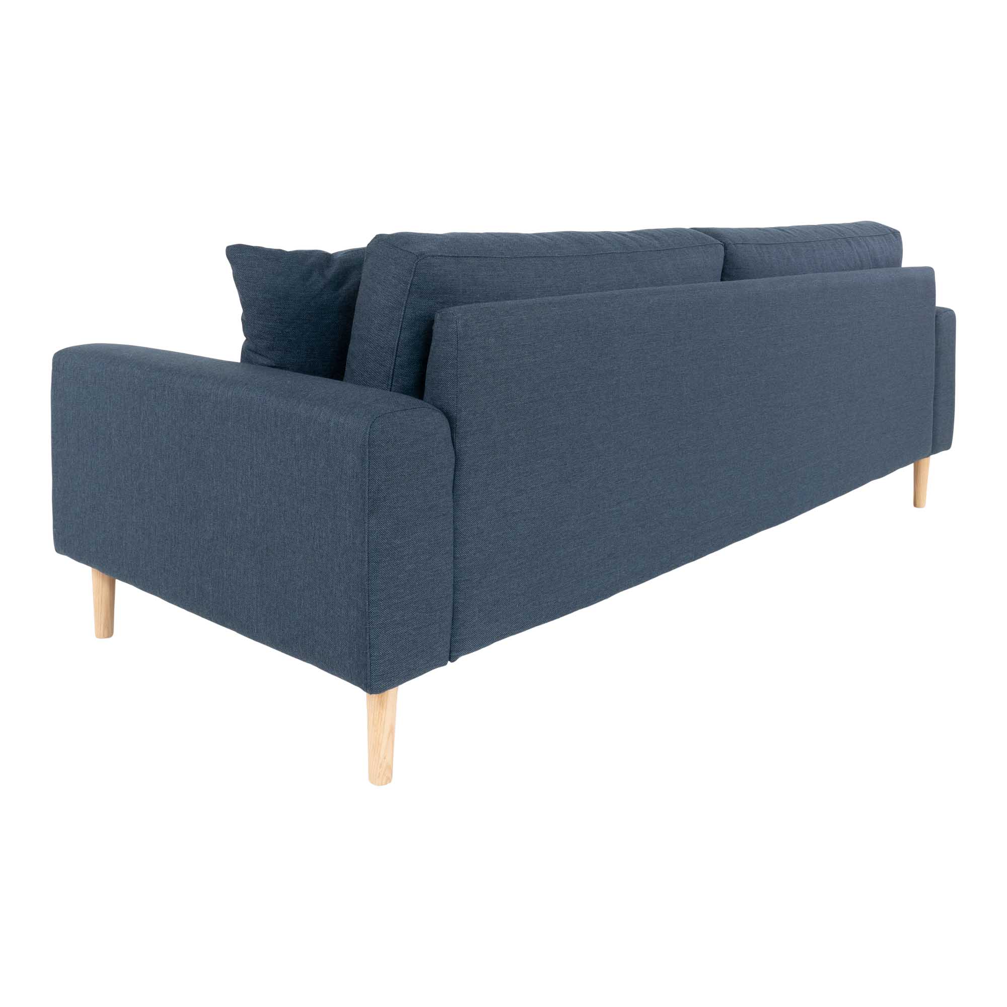 3 Sitzer Sofa - Lido, dunkelblau mit 2 Kissen