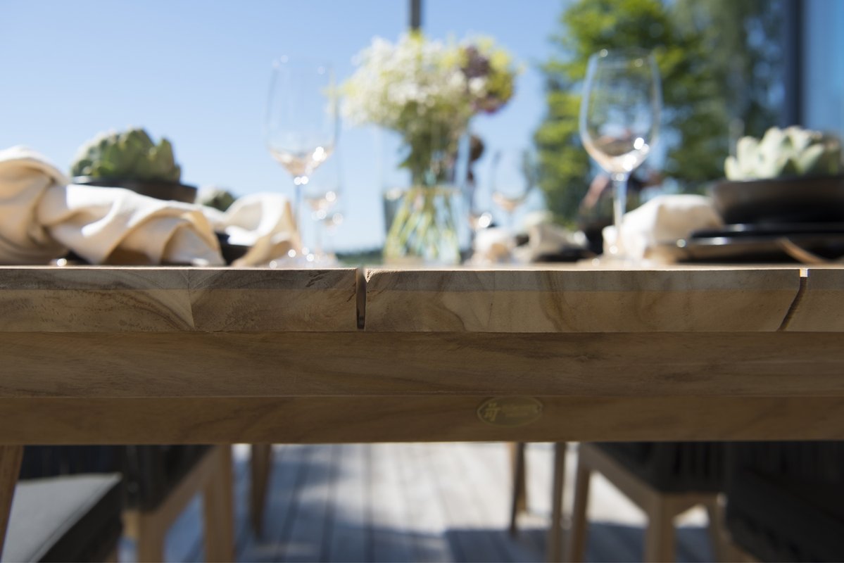 Himmelsnäs Teak-Tisch 240 x 100 cm