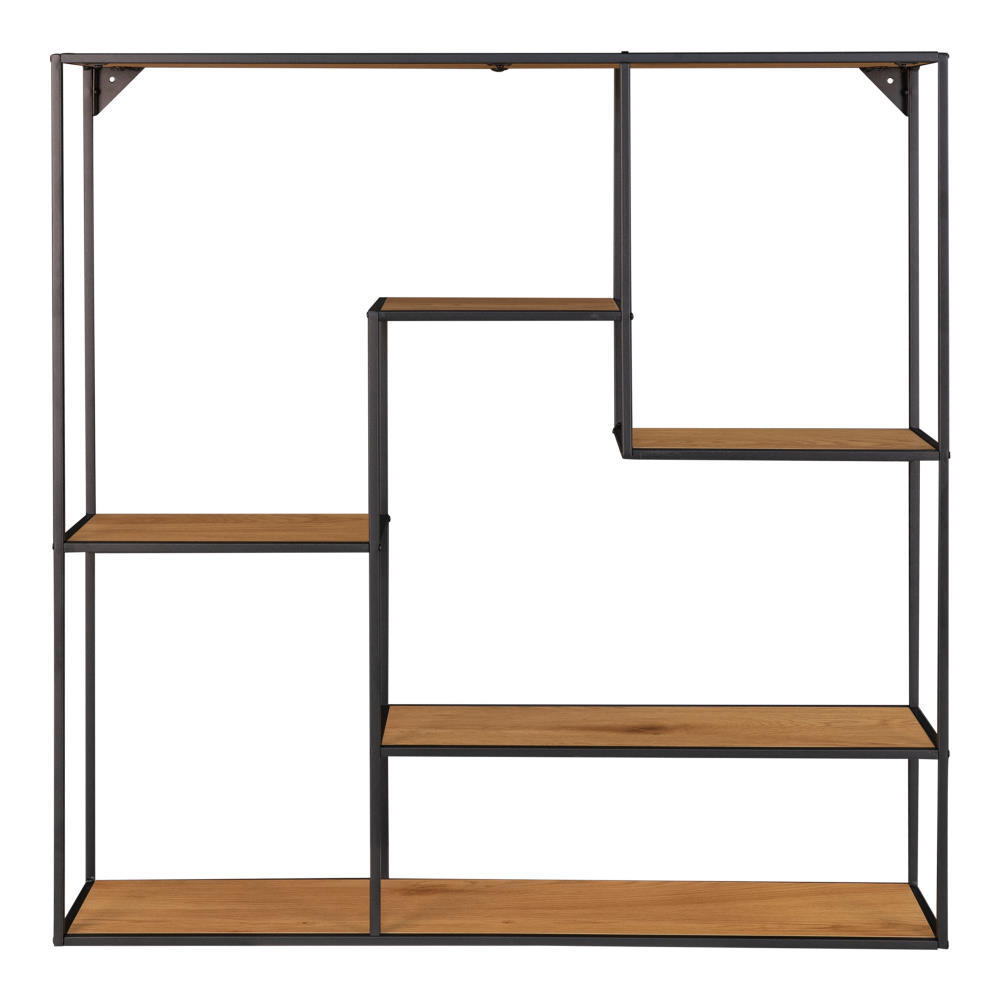 Wandregal - Vita, Eichen-Optik 85x18x85 cm