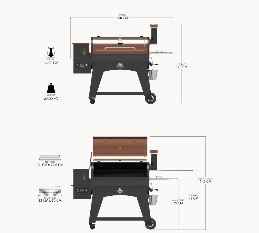 Pit Boss Austin XL Holzpelletgrill und Räucherofen