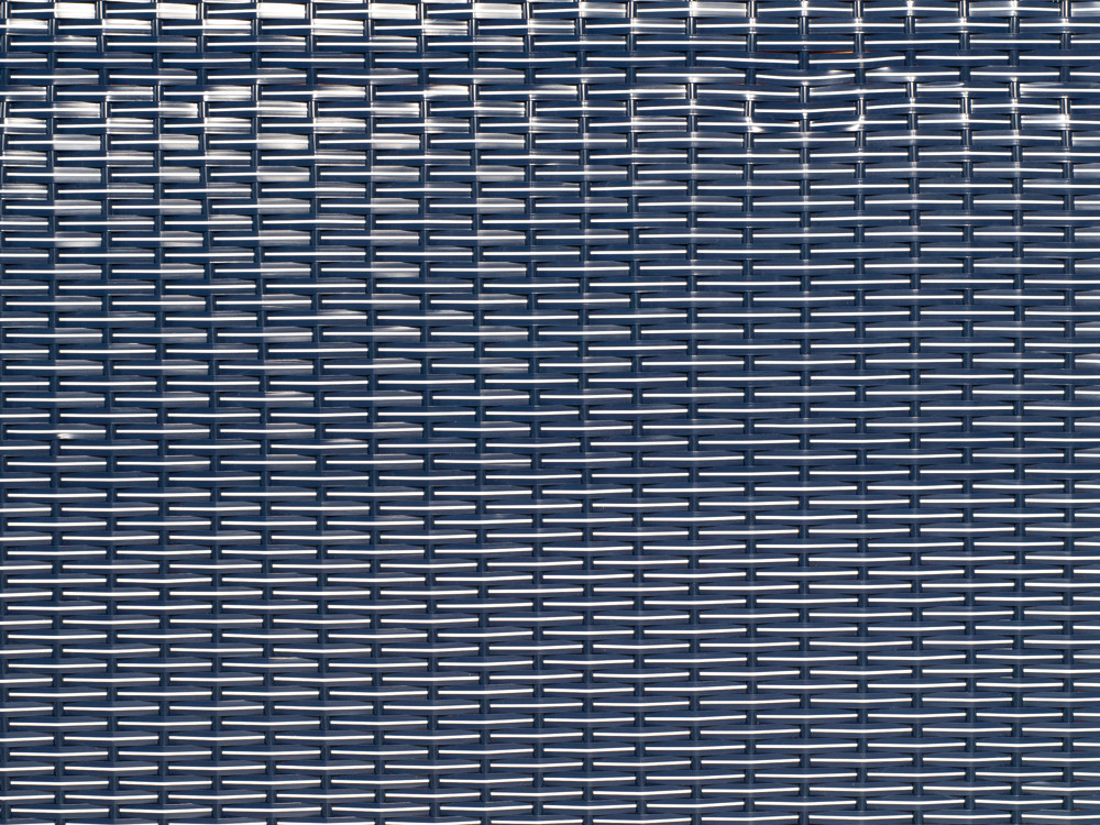 Strandkorb Classic blau-weiß mit Stoff 118, 2-Sitzer Halblieger von SonnenPartner