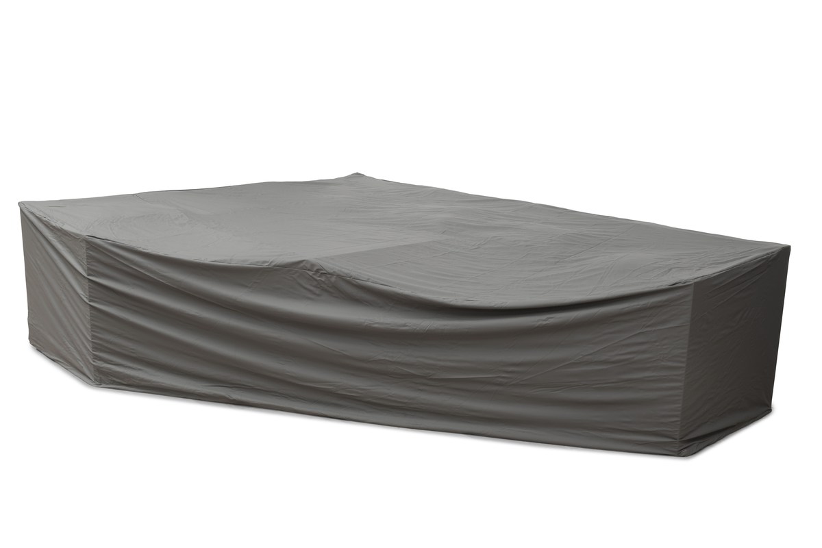 Schutzhülle für Lounge-Gruppe, 200/70x265/70x68 cm, Polyester/PU grau