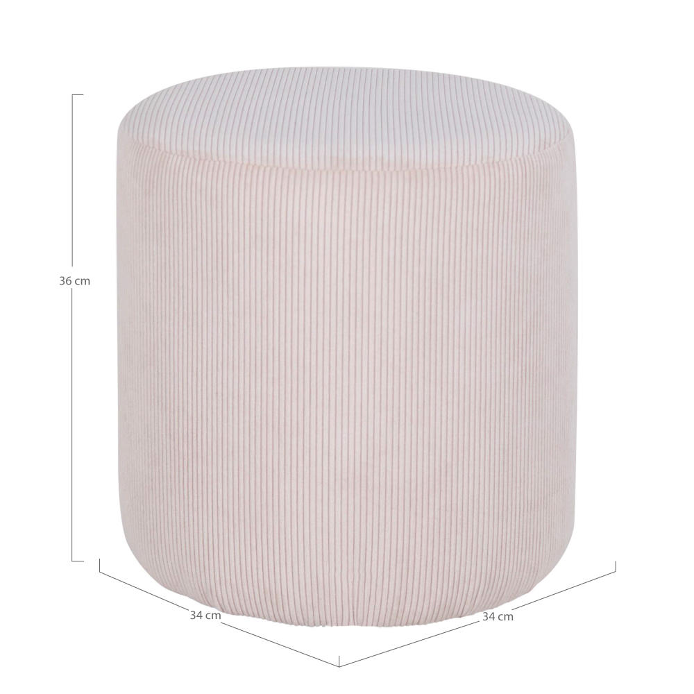 Pouf Kord-Hocker - Ejby, sand