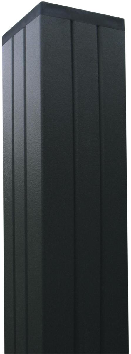 Aluminium-Pfosten 68x68 mm für T&J Steckzaun-Serien, inkl. Kappe