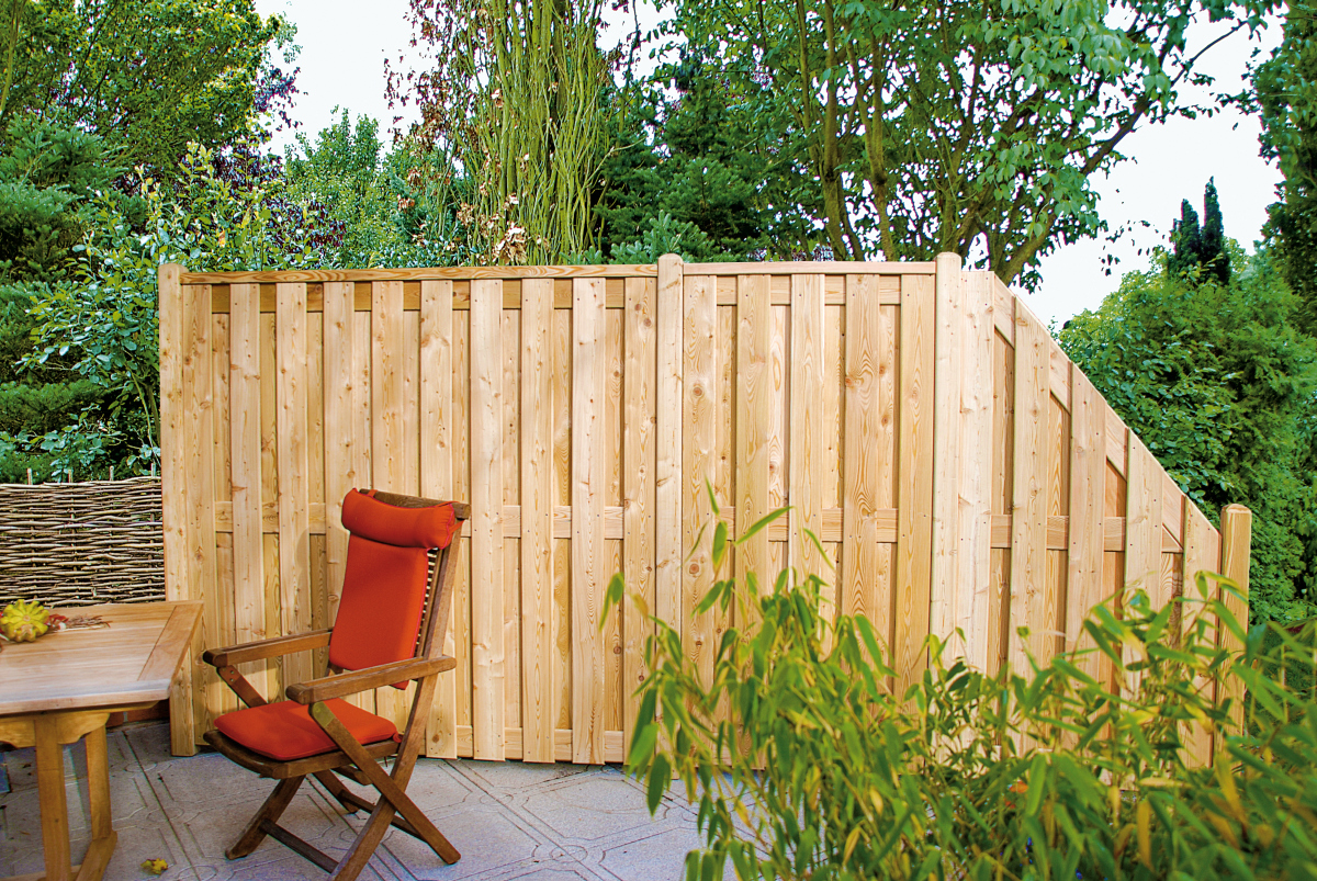 Pfosten Sibirische Lärche mit Bischofsmütze 9 x 9 x 190 cm