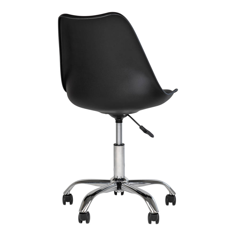 Bürostuhl Kunstleder - Stavanger, schwarz