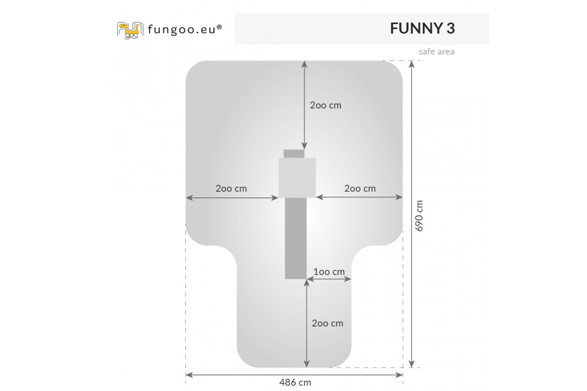 Fungoo Kinderspielturm FUNNY 3, kdi