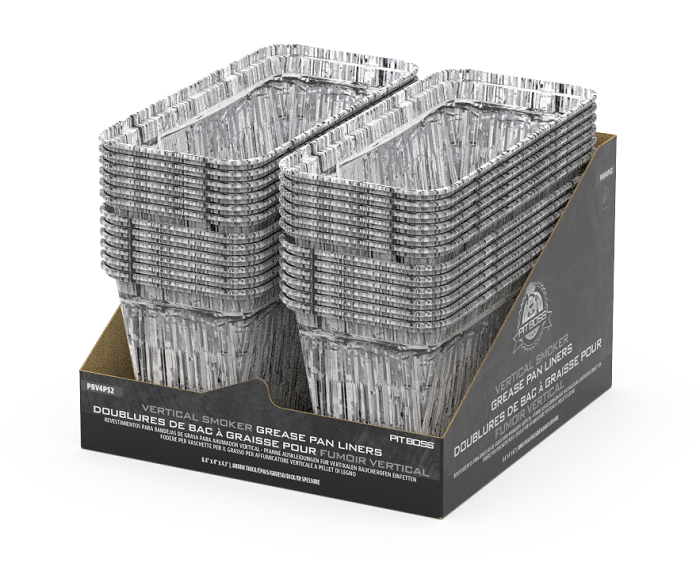 Pit Boss Smoker Fettwanneneinsätze - Pro 4 Vertical (6 Pack)