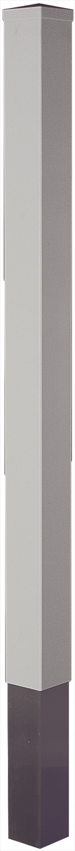 LIGHTLINE Kunststoff-Pfosten 9x9 cm mit Alu-Kern