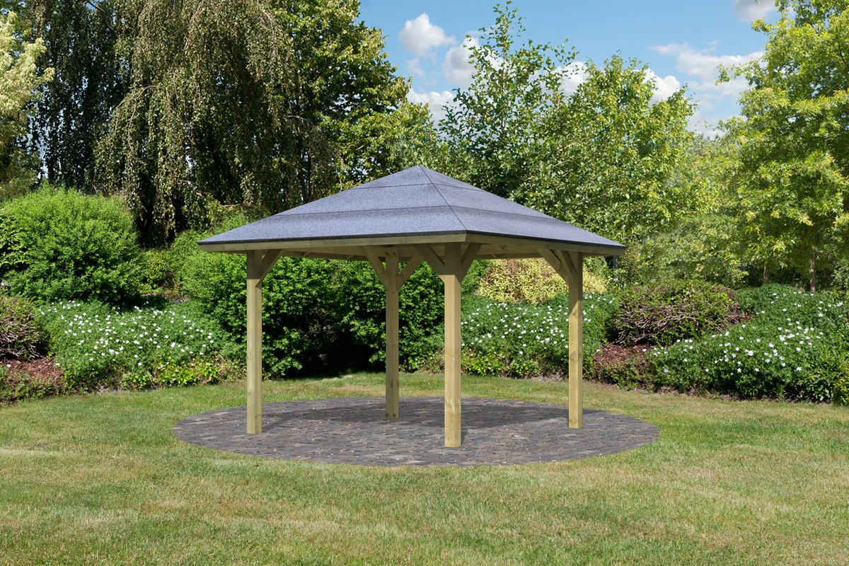 Karibu Pavillon Bergen 1 - 265x265 cm, CLASSIC kdi