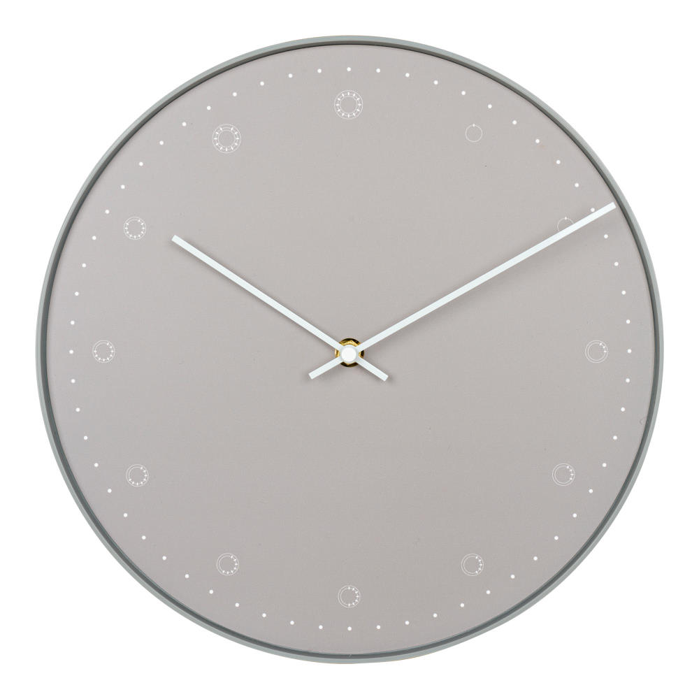 Wanduhr - Elba, grau Ø30 cm