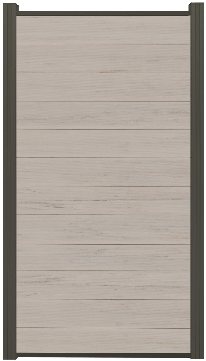 ECOSTECK Start/Abschluss-Set anthrazit für Schmalelement, 32/25 x 20 x 900 mm, Aluminium